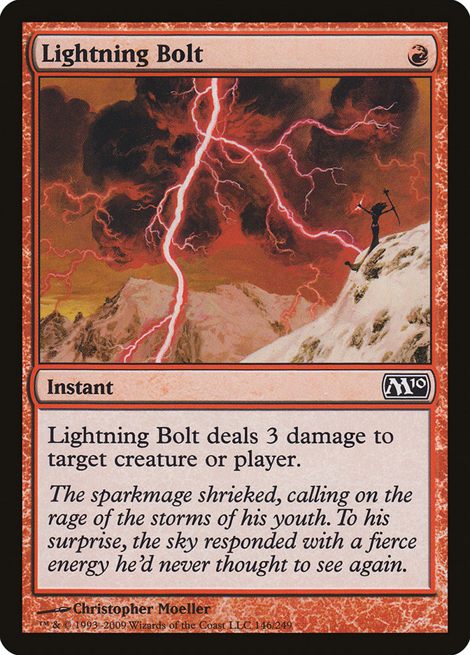 Lightning Bolt [Magic 2010] | Red Riot Games CA