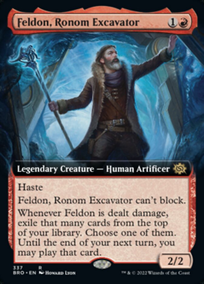 Feldon, Ronom Excavator (Extended Art) [The Brothers' War] | Red Riot Games CA