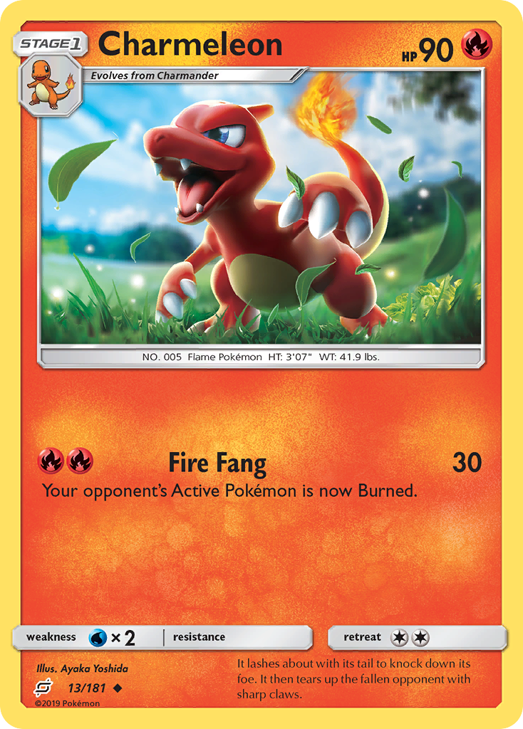 Charmeleon (13/181) [Sun & Moon: Team Up] | Red Riot Games CA