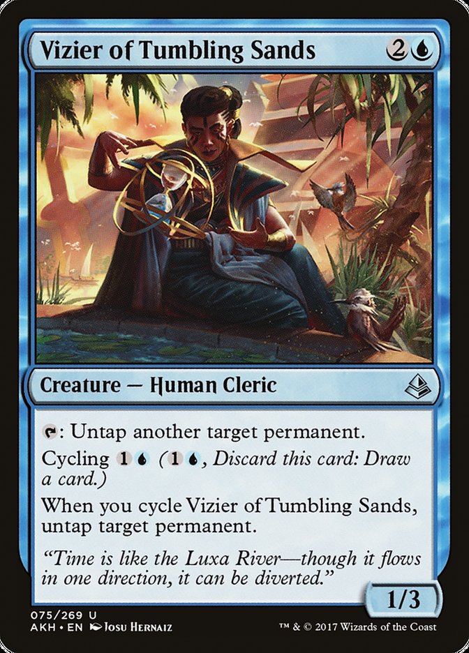 Vizier of Tumbling Sands [Amonkhet] | Red Riot Games CA