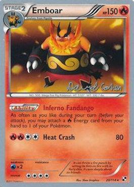 Emboar (20/114) (Twinboar - David Cohen) [World Championships 2011] | Red Riot Games CA