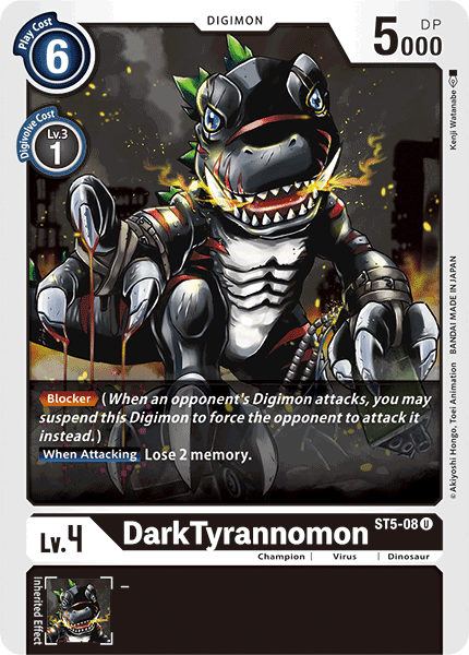 DarkTyrannomon [ST5-08] [Starter Deck: Machine Black] | Red Riot Games CA