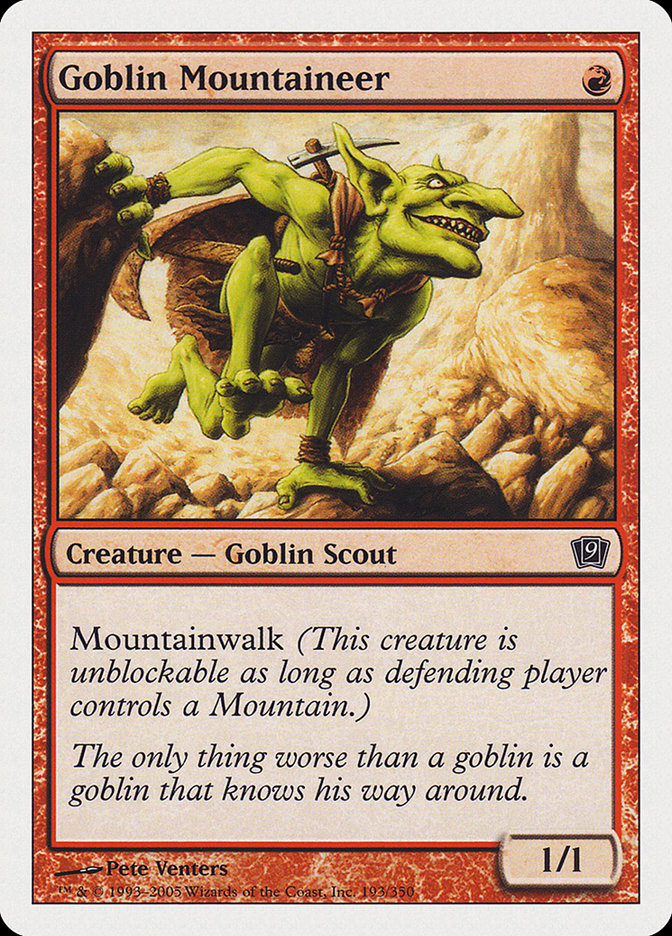 Goblin Mountaineer [Ninth Edition] | Red Riot Games CA