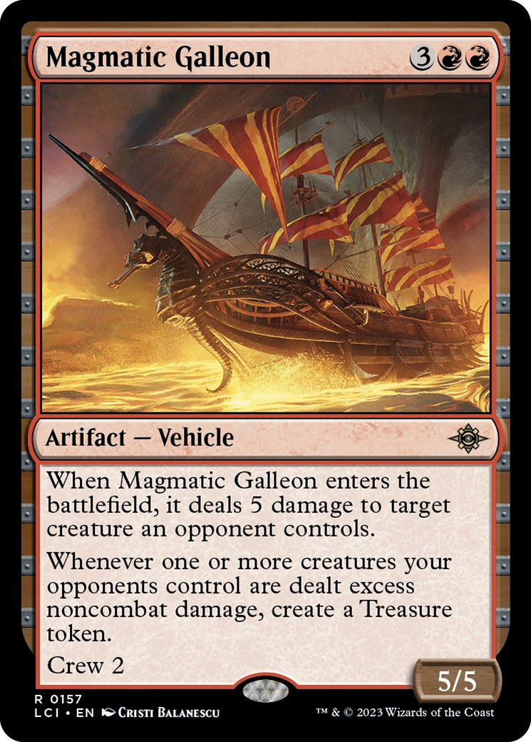 Magmatic Galleon [The Lost Caverns of Ixalan] | Red Riot Games CA