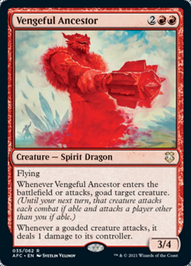 Vengeful Ancestor [Dungeons & Dragons: Adventures in the Forgotten Realms Commander] | Red Riot Games CA