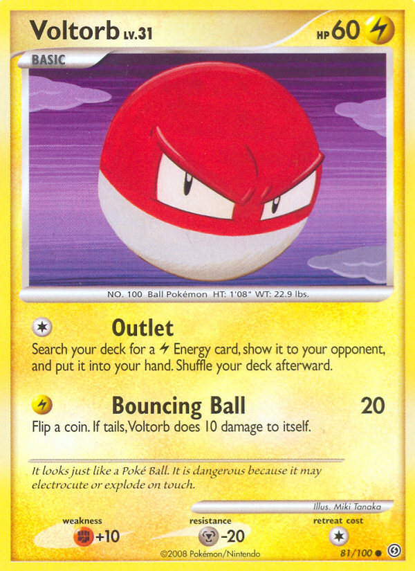 Voltorb (81/100) [Diamond & Pearl: Stormfront] | Red Riot Games CA