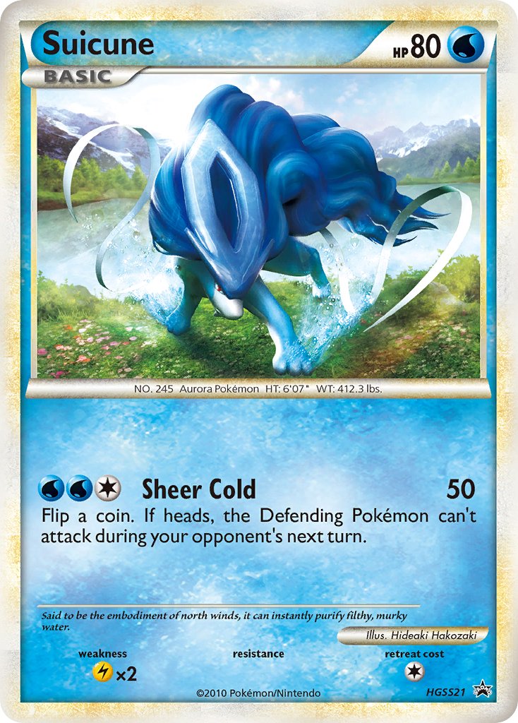 Suicune (HGSS21) [HeartGold & SoulSilver: Black Star Promos] | Red Riot Games CA