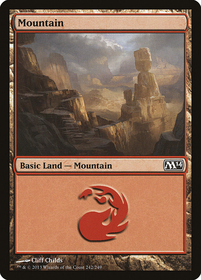 Mountain (242) [Magic 2014] | Red Riot Games CA