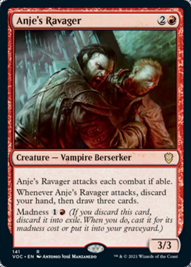 Anje's Ravager [Innistrad: Crimson Vow Commander] | Red Riot Games CA