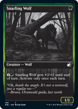 Snarling Wolf (199) [Innistrad: Double Feature] | Red Riot Games CA