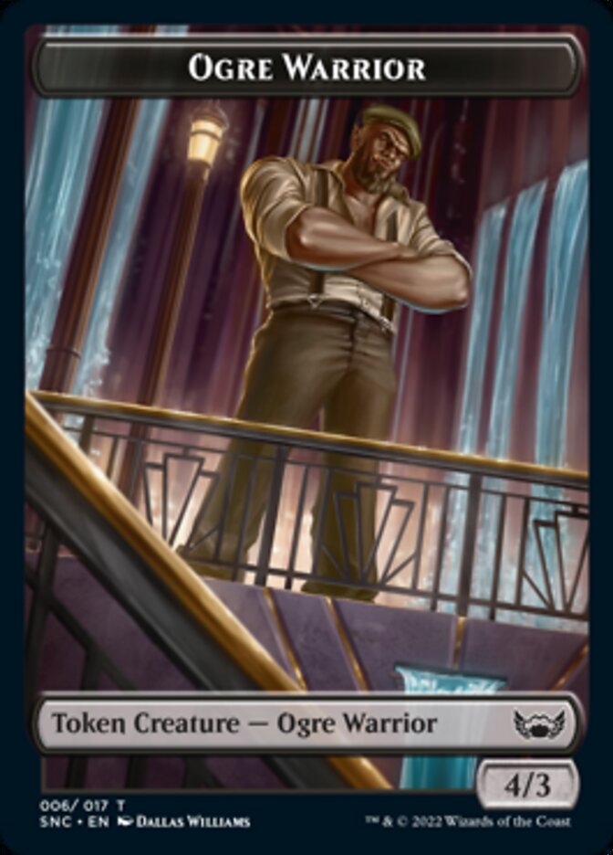 Ogre Warrior // Citizen Double-Sided Token [Streets of New Capenna Tokens] | Red Riot Games CA