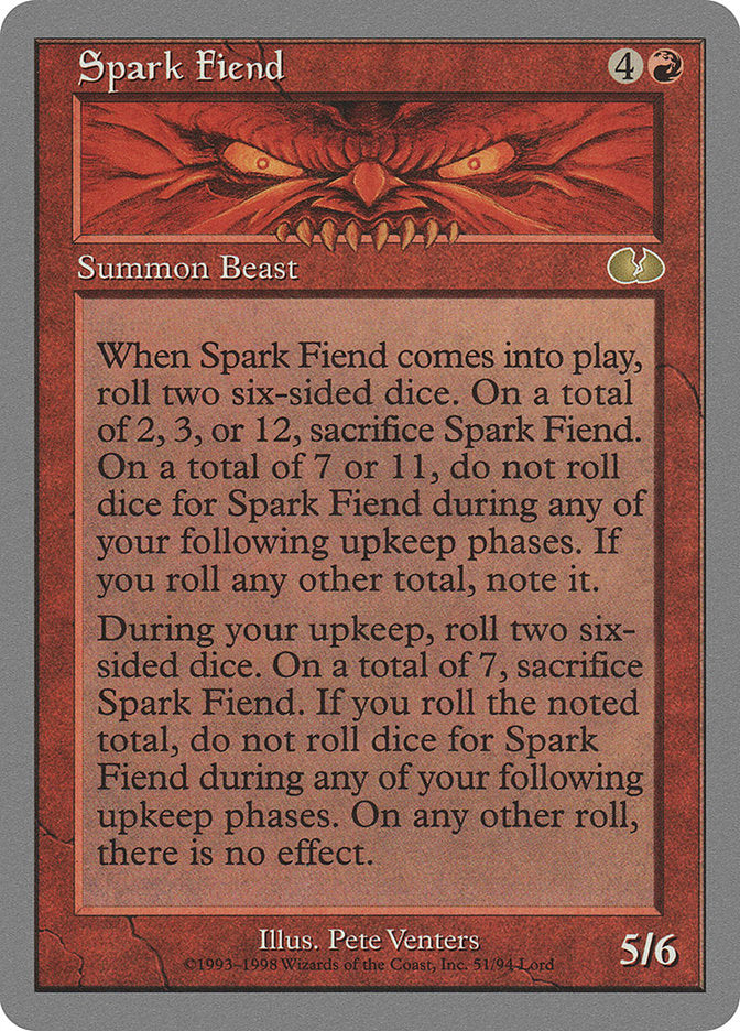 Spark Fiend [Unglued] | Red Riot Games CA