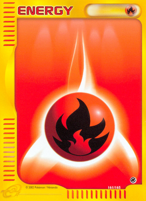 Fire Energy (161/165) [Expedition: Base Set] | Red Riot Games CA