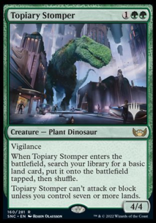 Topiary Stomper (Promo Pack) [Streets of New Capenna Promos] | Red Riot Games CA