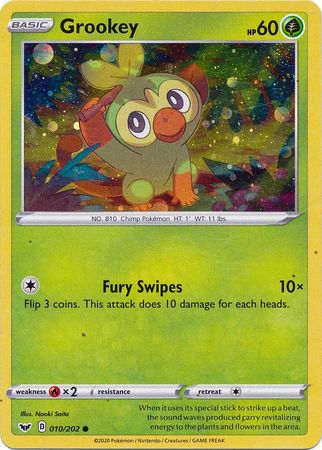 Grookey (010/202) (Cosmos Holo) [Sword & Shield: Base Set] | Red Riot Games CA