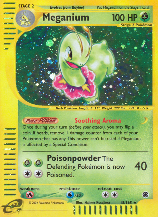 Meganium (18/165) [Expedition: Base Set] | Red Riot Games CA