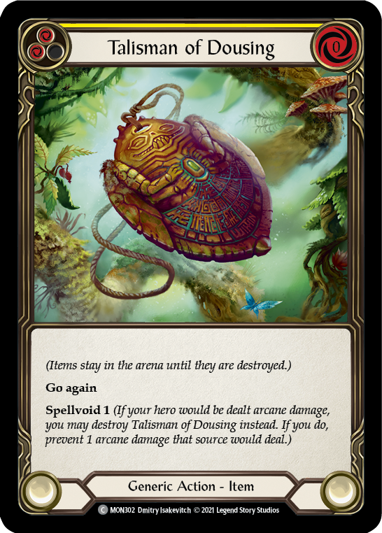 Talisman of Dousing [MON302-RF] (Monarch)  1st Edition Rainbow Foil | Red Riot Games CA