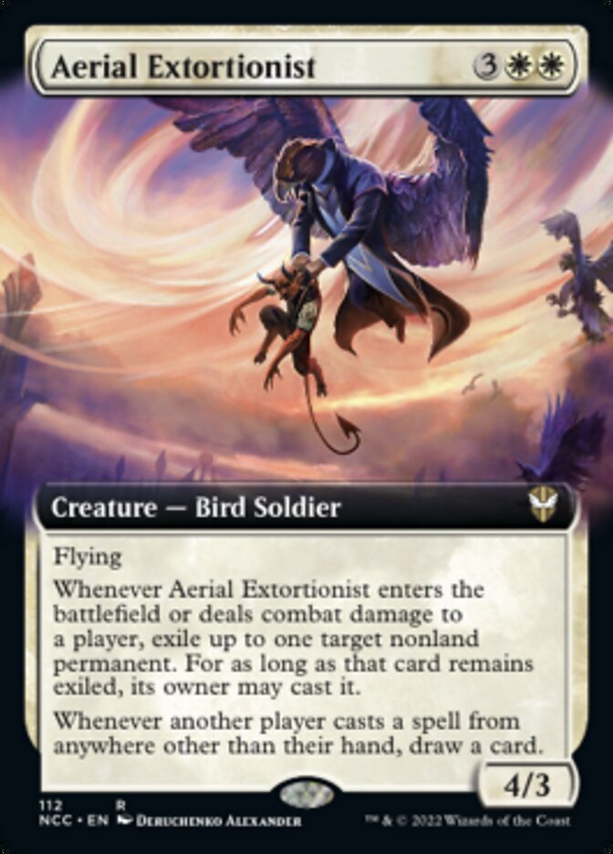 Aerial Extortionist (Extended Art) [Streets of New Capenna Commander] | Red Riot Games CA