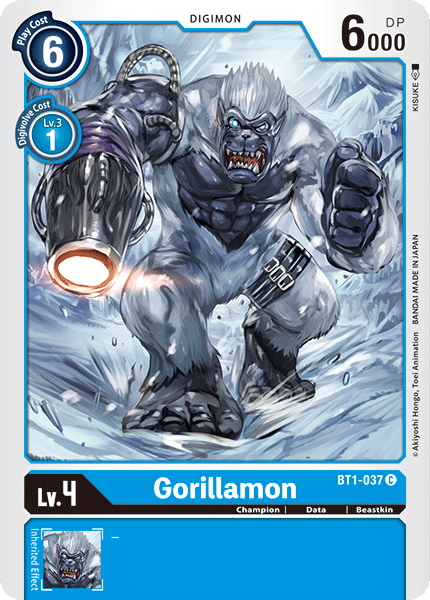 Gorillamon [BT1-037] [Release Special Booster Ver.1.0] | Red Riot Games CA