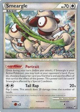 Smeargle (8/90) (Eeltwo - Chase Moloney) [World Championships 2012] | Red Riot Games CA