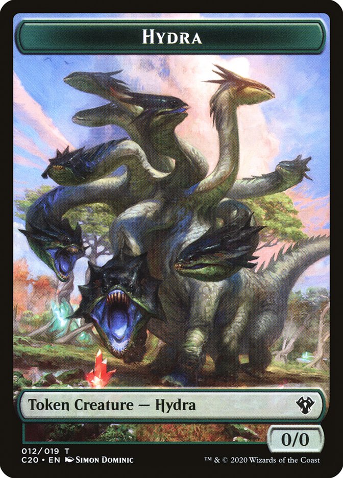 Beast (010) // Hydra Double-Sided Token [Commander 2020 Tokens] | Red Riot Games CA