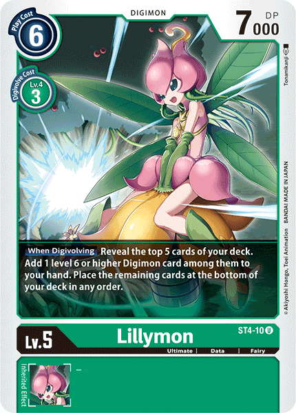 Lillymon [ST4-10] [Starter Deck: Giga Green] | Red Riot Games CA
