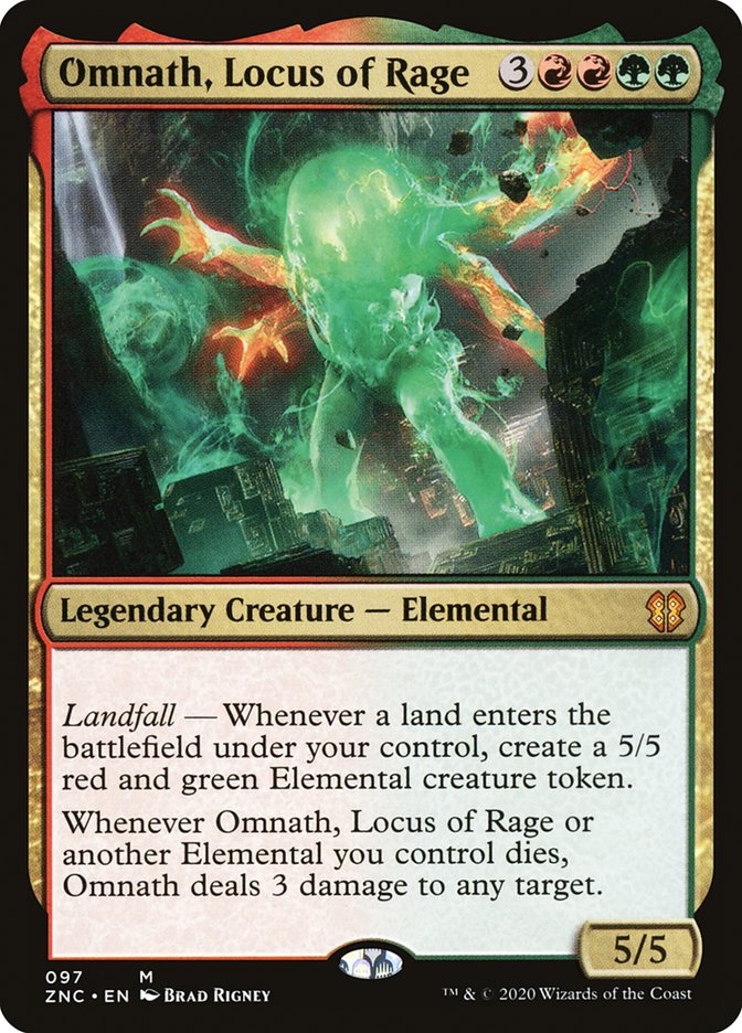 Omnath, Locus of Rage [Zendikar Rising Commander] | Red Riot Games CA