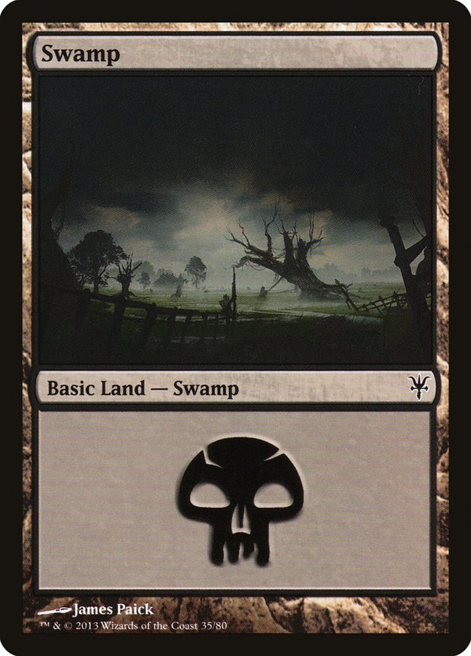 Swamp (35) [Duel Decks: Sorin vs. Tibalt] | Red Riot Games CA