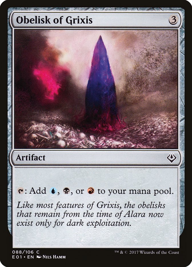 Obelisk of Grixis [Archenemy: Nicol Bolas] | Red Riot Games CA