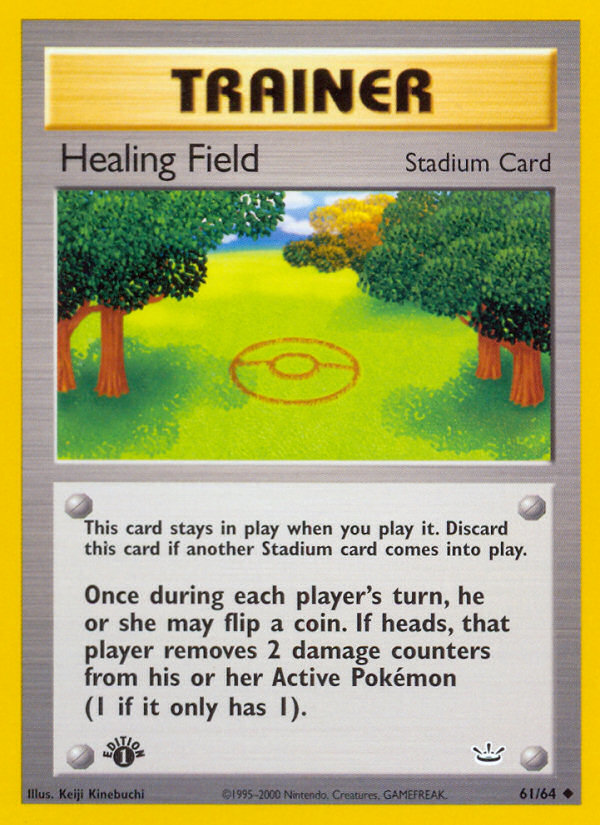 Healing Field (61/64) [Neo Revelation 1st Edition] | Red Riot Games CA