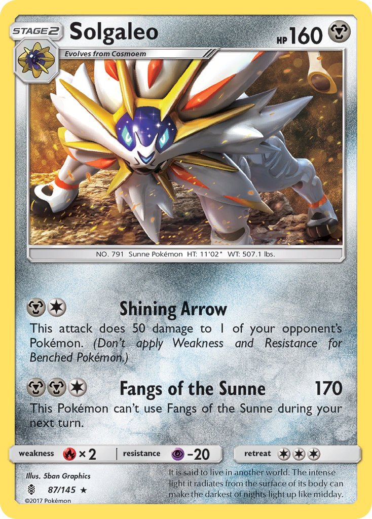 Solgaleo (87/145) (Theme Deck Exclusive) [Sun & Moon: Guardians Rising] | Red Riot Games CA