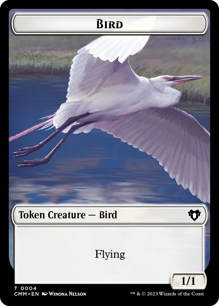 Bird Token [Commander Masters Tokens] | Red Riot Games CA
