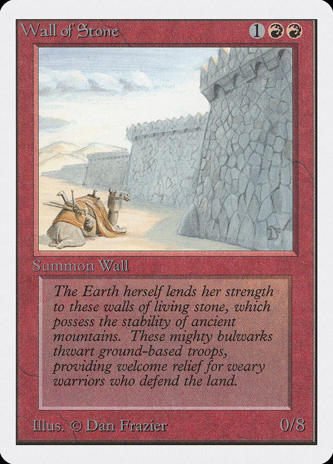 Wall of Stone [Unlimited Edition] | Red Riot Games CA