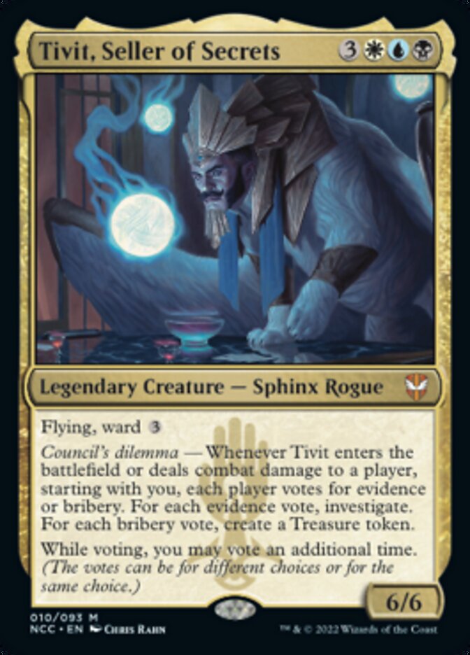 Tivit, Seller of Secrets [Streets of New Capenna Commander] | Red Riot Games CA