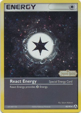 React Energy (82/92) (Stamped) [EX: Legend Maker] | Red Riot Games CA