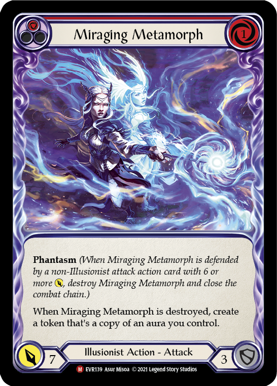 Miraging Metamorph [EVR139] (Everfest)  1st Edition Rainbow Foil | Red Riot Games CA