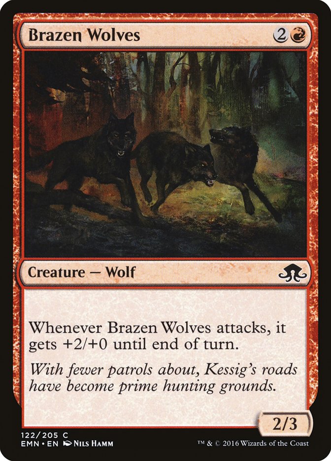 Brazen Wolves [Eldritch Moon] | Red Riot Games CA