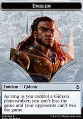 Gideon of the Trials Emblem // Zombie Double-Sided Token [Amonkhet Tokens] | Red Riot Games CA