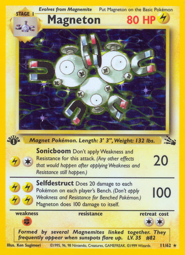 Magneton (11/62) [Fossil 1st Edition] | Red Riot Games CA