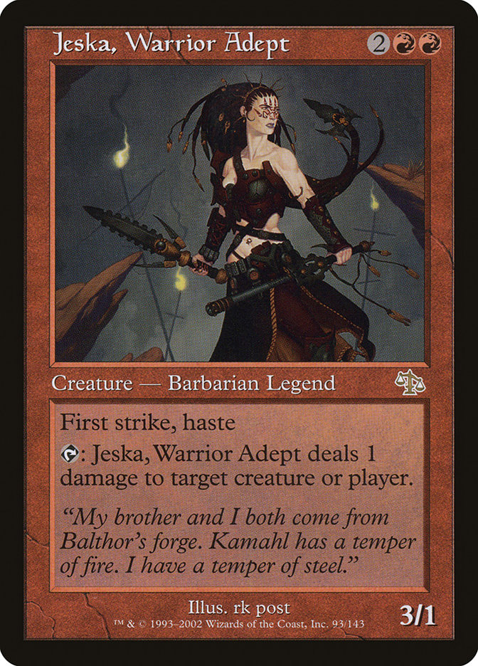 Jeska, Warrior Adept [Judgment] | Red Riot Games CA