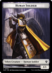 City's Blessing // Human Soldier Double-Sided Token [Murders at Karlov Manor Commander Tokens] | Red Riot Games CA