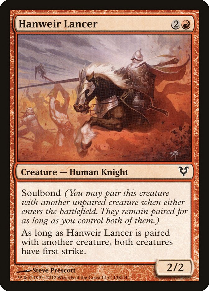 Hanweir Lancer [Avacyn Restored] | Red Riot Games CA