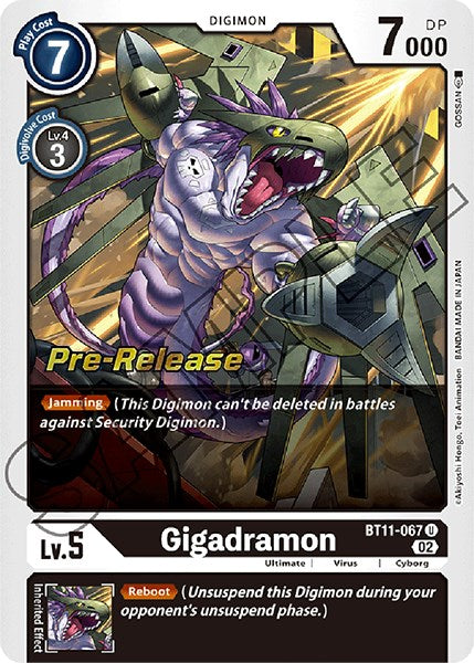 Gigadramon [BT11-067] [Dimensional Phase Pre-Release Promos] | Red Riot Games CA