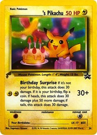 Pikachu (24) (Birthday) [Pikachu World Collection Promos] | Red Riot Games CA