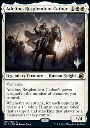 Adeline, Resplendent Cathar (Promo Pack) [Innistrad: Midnight Hunt Promos] | Red Riot Games CA