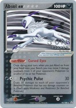 Absol ex (92/108) (Flyvees - Jun Hasebe) [World Championships 2007] | Red Riot Games CA