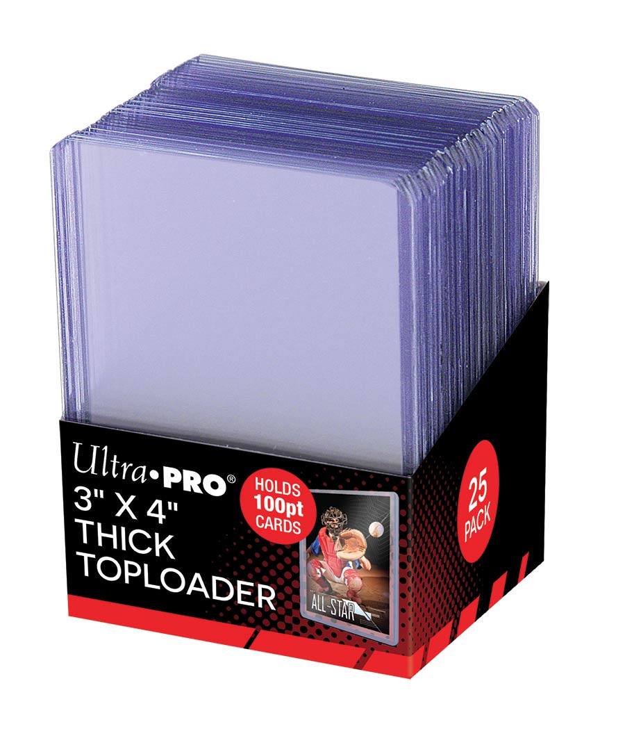 Ultra PRO: Toploader - 3" x 4" (25ct - Thick 100pt) | Red Riot Games CA