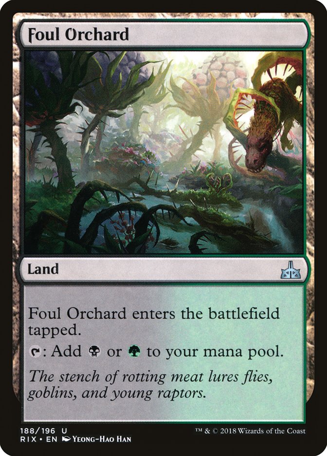 Foul Orchard [Rivals of Ixalan] | Red Riot Games CA