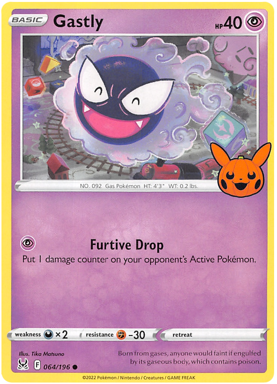 Gastly (064/196) [Trick or Trade 2023] | Red Riot Games CA
