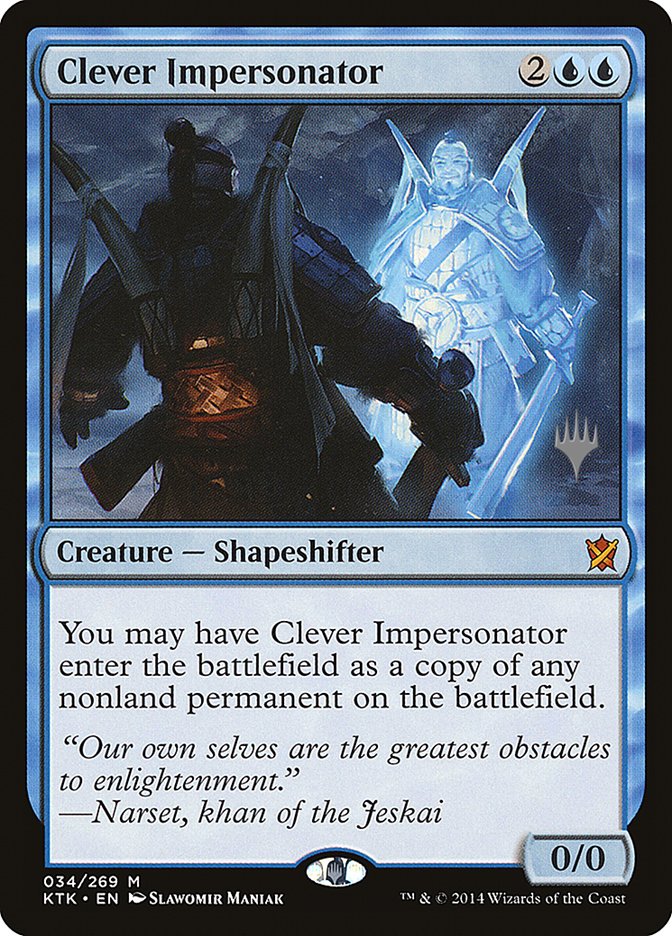 Clever Impersonator (Promo Pack) [Khans of Tarkir Promos] | Red Riot Games CA